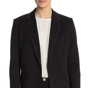 T Tahari Contrast Topstitch Blazer (NWOT)